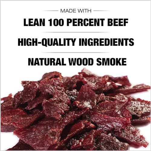 Old Trapper Old-Fashioned Beef Jerky, 1.8-Ounce Individual Packages, Great Size for Quick Snacking, 11 Grams of Protein and Zero Grams of Fat Per Serving (Pack of Six)