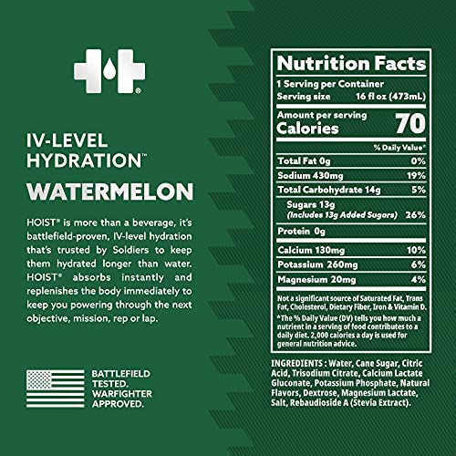 Hoist Watermelon 16 oz 12 Per Case