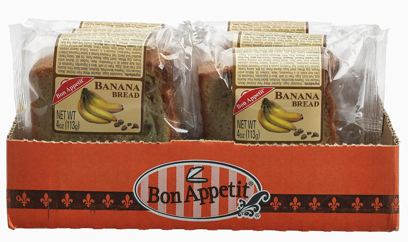 Bon Appetit Banana Nut Cake, 4 oz - Rich and Moist (Pack of 8)