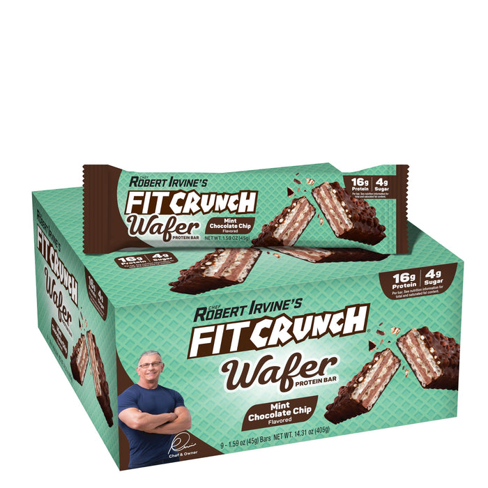 Fit Crunch Wafer Choc Mint 45 g 9 Per Box