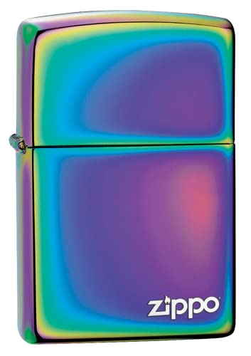 Zippo Z-00151ZL Lighter, Multi-Color Laser Engraved Design, Durable Construction, Windproof Flame