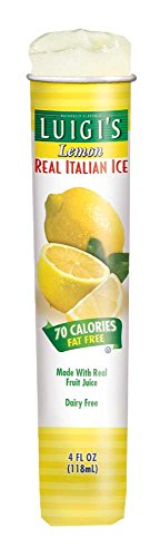 Luigi's Real Italian Ice Lemon Squeeze Tubes 4 oz 24-Pack Wholesale