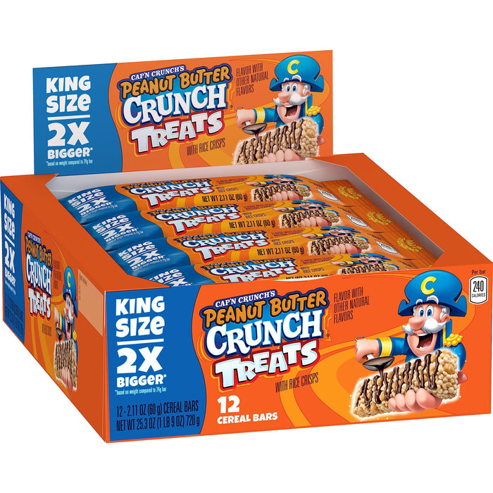 Cap N Crnch Pbtr Treat Bar King 1.79z 12 Per Box