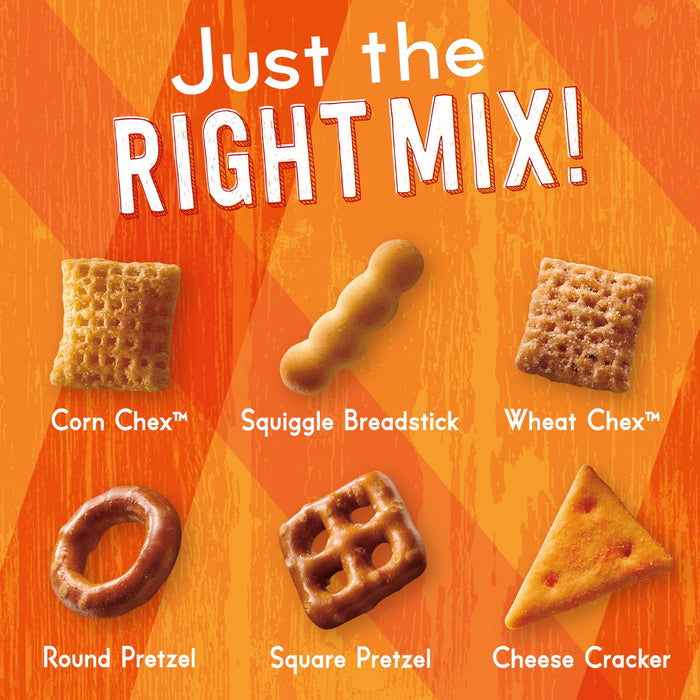 Chex Mix Cheddar Flavored Savory Snack Mix 8 oz 6-Pack Wholesale