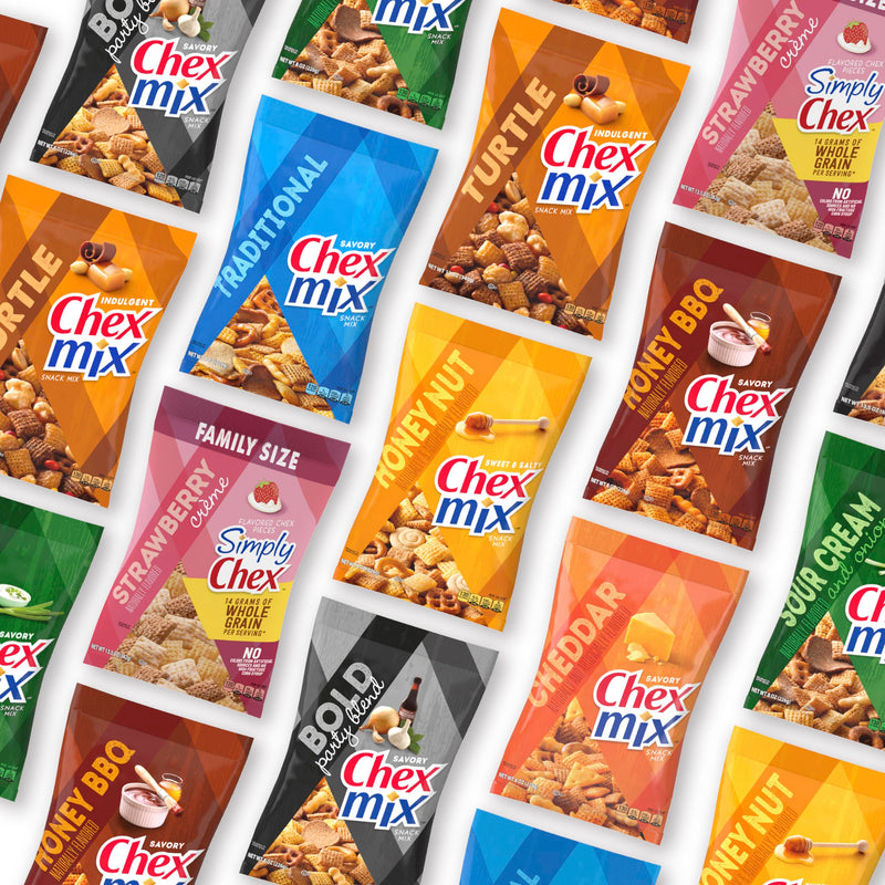 Chex Mix Bold Party Blend Savory Snack Mix, 8 oz (Pack of 6)