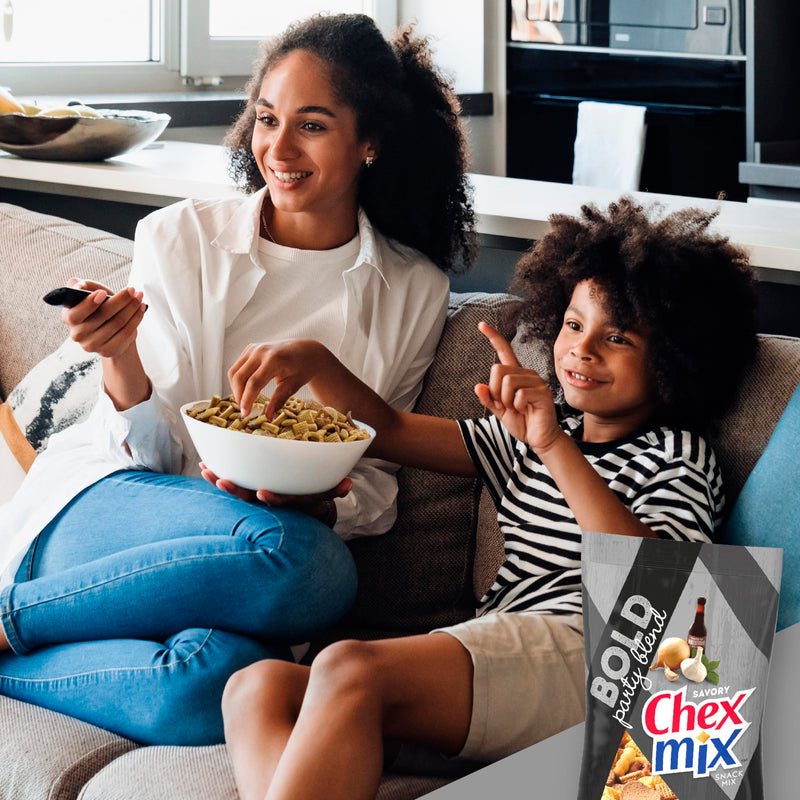 Chex Mix Bold Party Blend Savory Snack Mix, 8 oz (Pack of 6)
