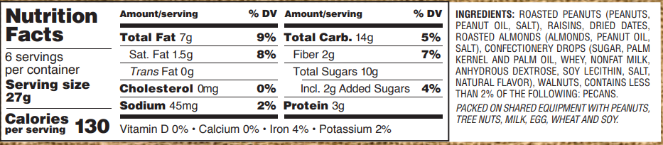 Gurley's Yogi's Trail Mix 6 oz