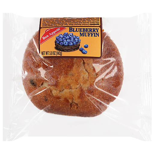 Bon Appetit Blueberry Muffins 5oz Wholesale 8-Count Packs