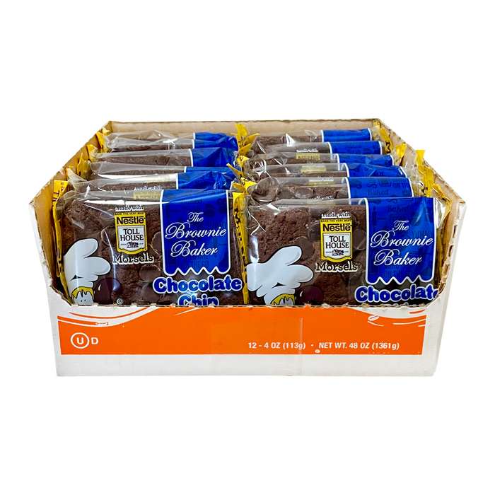 The Brownie Baker Chocolate Chip Brownie 4 oz 12-Pack Wholesale