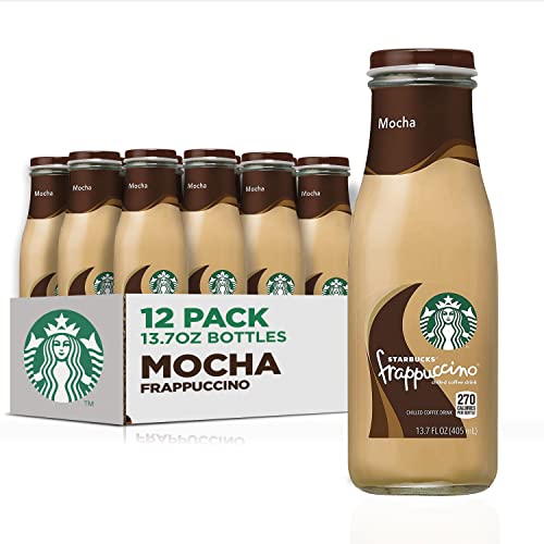 Starbucks Frappuccino Coffee Drink, Mocha, 13.7oz Bottles (12 Pack)