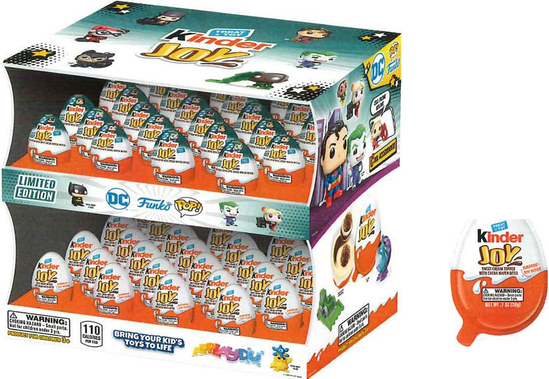 Kinder Everyday Joy LIMITED EDITION DC Comics Chocolate Eggs (48-Piece Display)