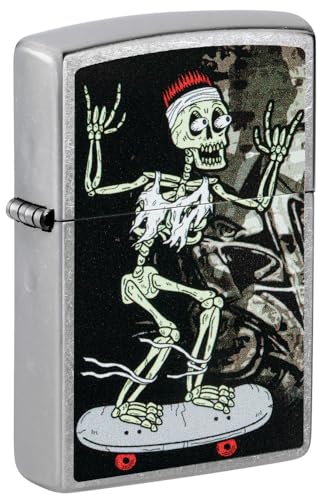 Zippo Skateboard Street Chrome Pocket Lighter