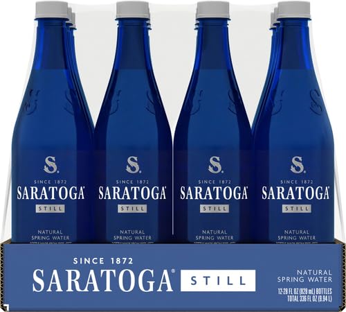 Saratoga 28 Ounce Still Spring Water 12-Pack Wholesale Case