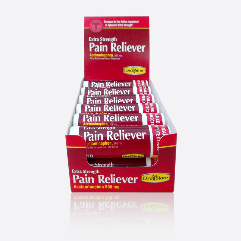 Pain Relief Tablets, Fast-Acting Formula, 10 Count (Pack of 1)