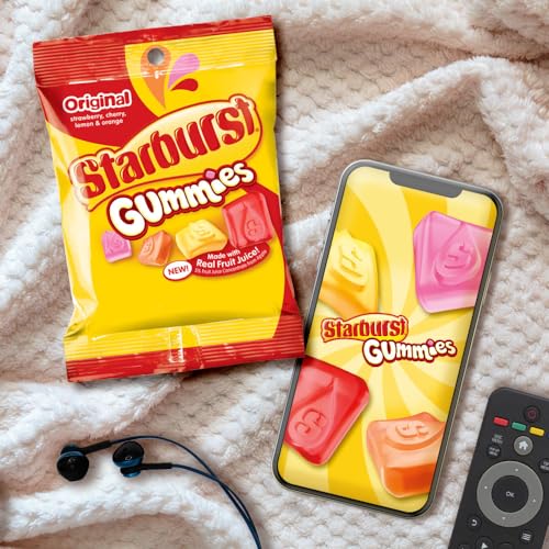 Starburst Original Gummy Candy 5-oz Bags Pack of 12 Wholesale