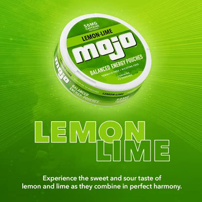 Mojo Lemon Lime Energy Pouch 5 Per Roll