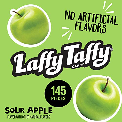 Laffy Taffy Jar, Sour Apple, 145 Count