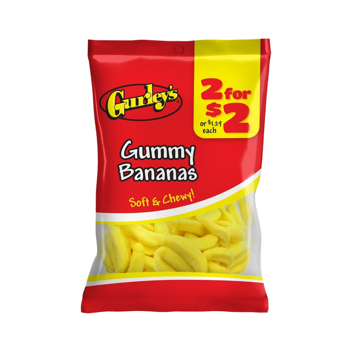 Gurley's Gummy Bananas - 12ct