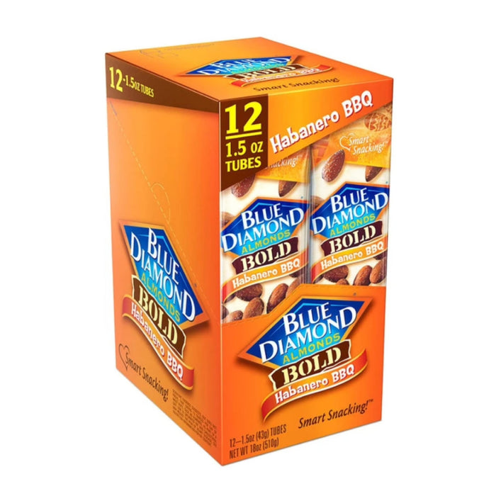 Blue Diamond Almonds Habanero Bbq (12 Pack)