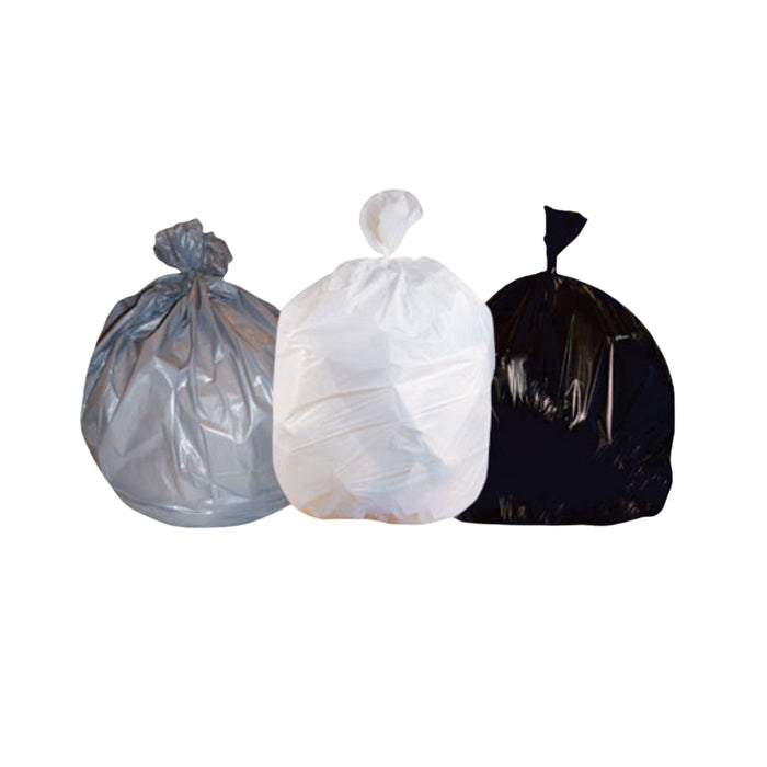 Food Service Trash Can Liners 37x46 44-Gallon 12 Mic Natural Color (250ct)