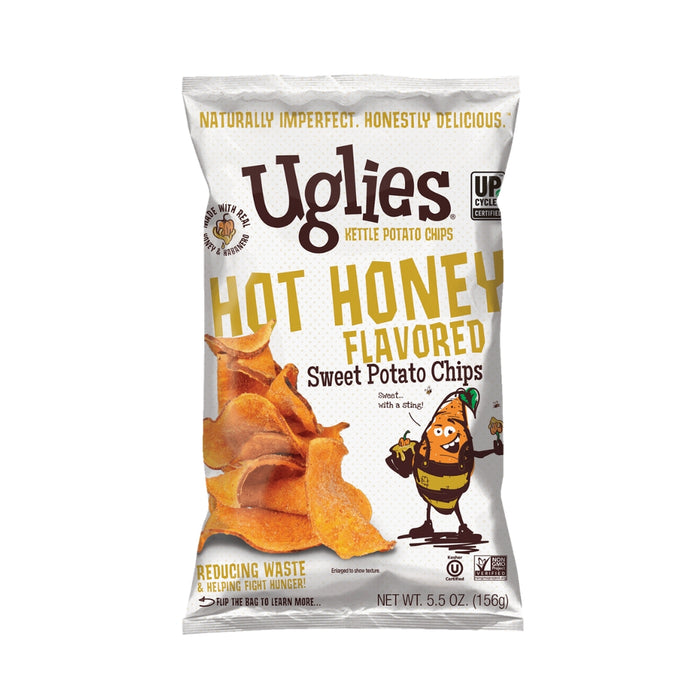 Uglies Kettle Hot Honey Sweet Potato Chips - 10ct