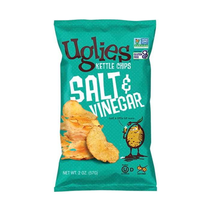 Uglies Kettle Salt & Vinegar Chips 2 oz - 10ct