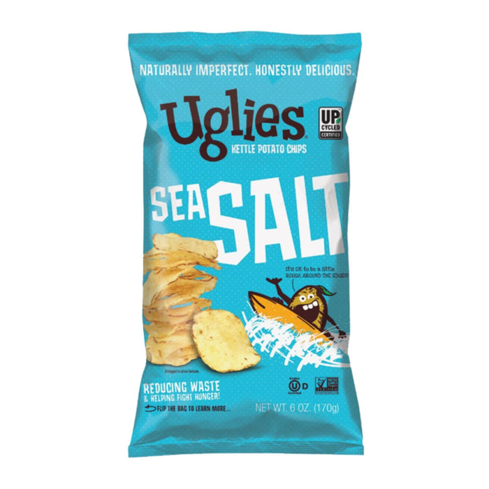 Uglies Kettle Sea Salt Chips 2 oz - 10ct