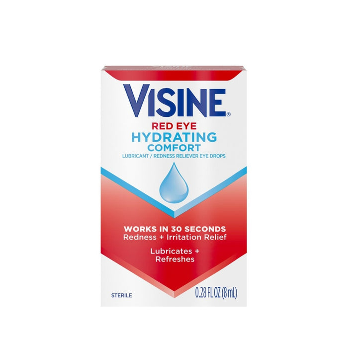 Visine Advanced Relief Eye Drops Red Eye Hydrating - 0.28 oz