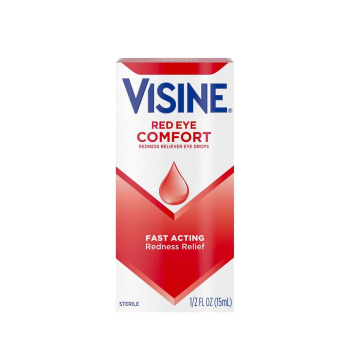 Visine Red Eye Comfort Redness Reliever Eye Drops - 0.5 oz