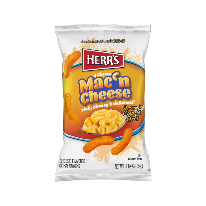 Herr's Mac N Cheese Curls - 12ct