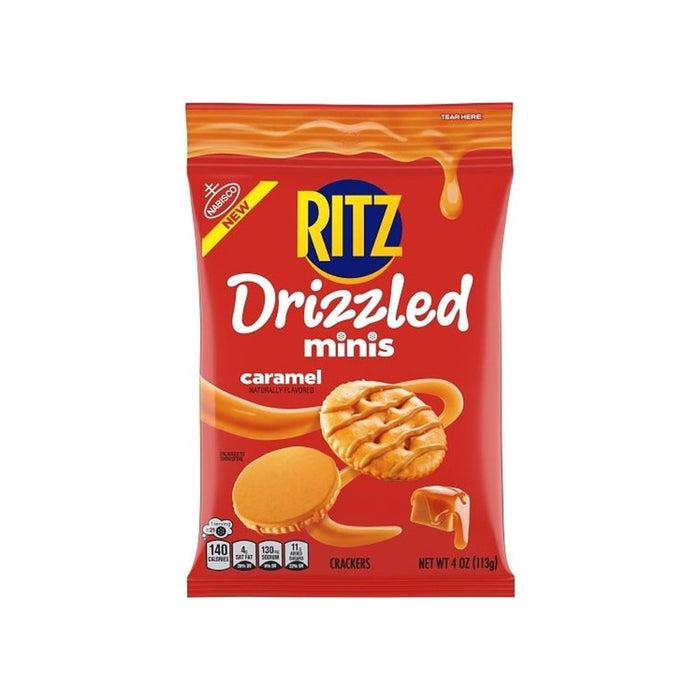 Ritz Minis Drizzled Caramel Crackers - 4oz
