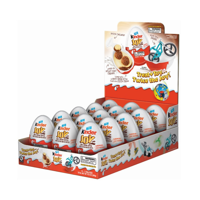 Kinder Joy Egg Treat Plus Toy - 15ct