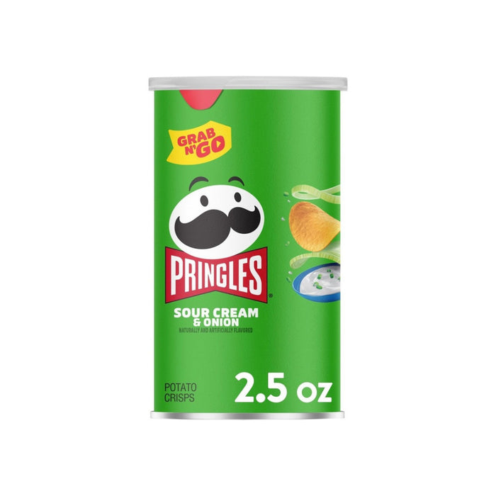 Pringles Potato Chips Sour Cream & Onion - 2.5oz