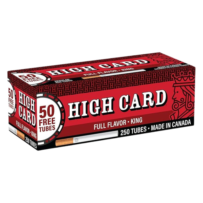High Card Tubes Red King (4 pack)