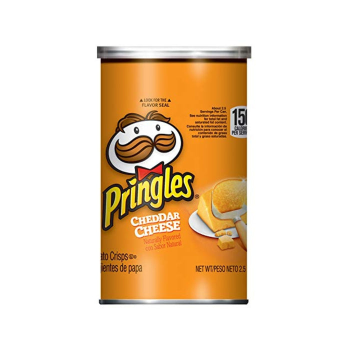 Pringles Potato Chips Cheddar Cheese 2.5 oz