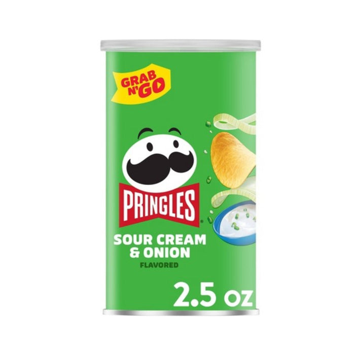 Pringles Potato Chips Sour Cream & Onion 2.5 oz