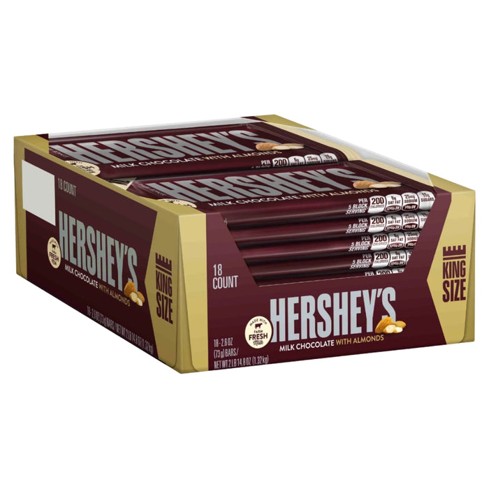 Hershey's Almond Milk Chocolate Bars King Size