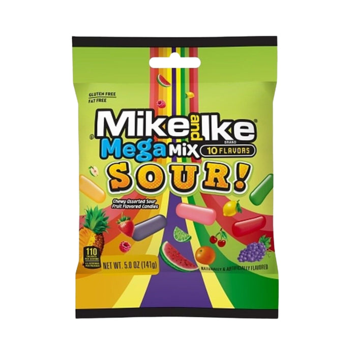 Mike & Ike Mega Mix Sour Peg Bag 5 oz