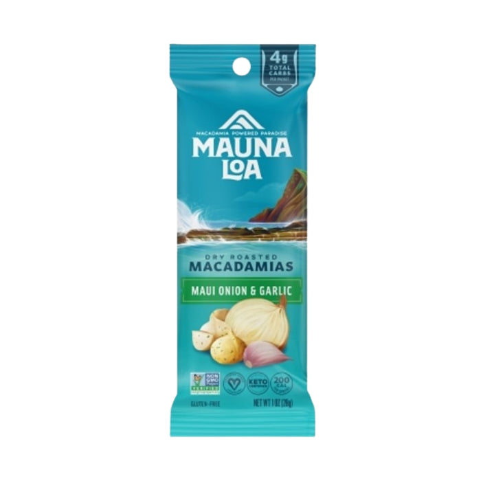 Mauna Loa Macadamia Nuts Onion Garlic - 1 oz 12ct