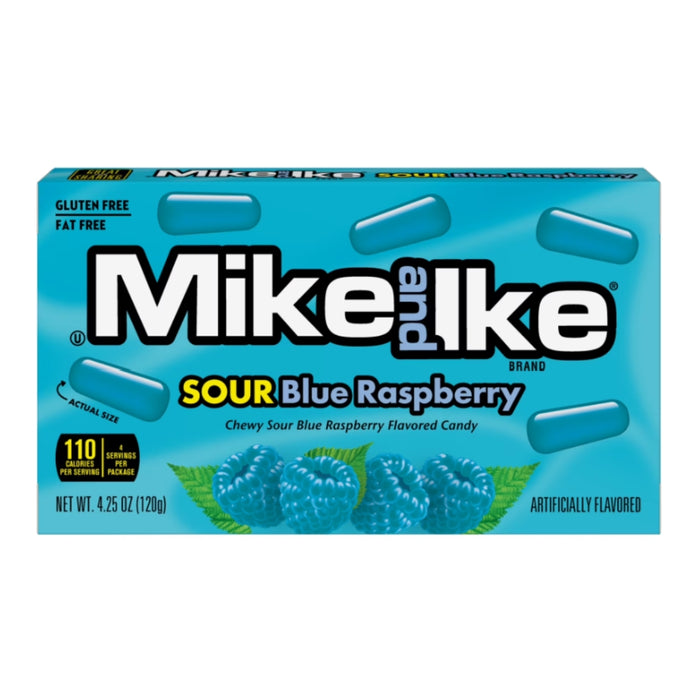 Mike & Ike Sour Blue Raspberry Theater Box 4.25oz