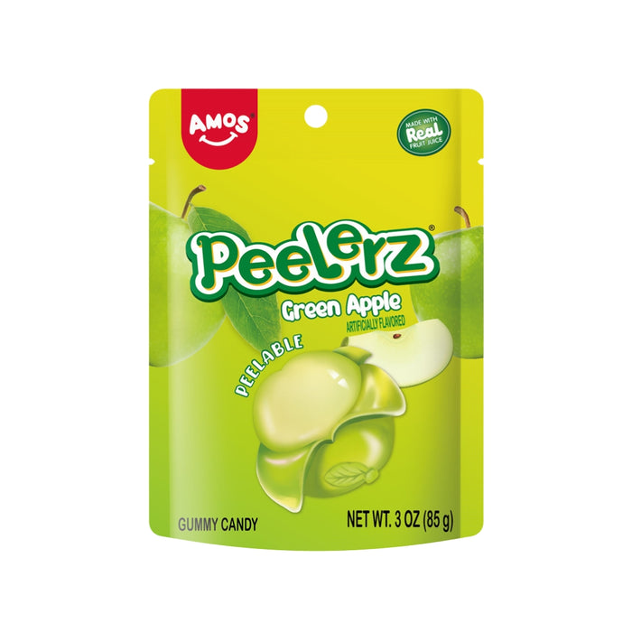 Amos Peelerz Peelable Gummy Kiwi Flavor 6oz Bag