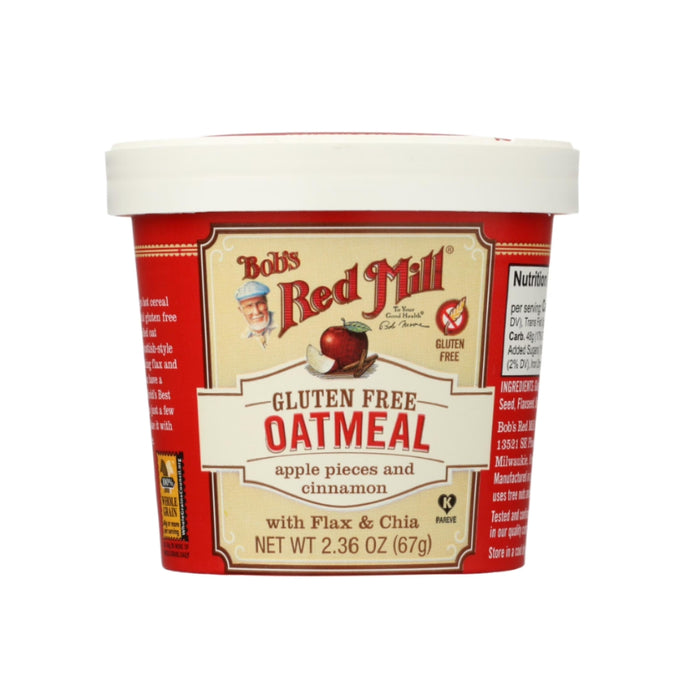 Bob's Red Mill Gluten Free Apple Pieces & Cinnamon Oatmeal Cup
