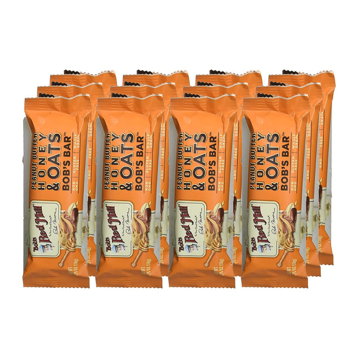 Bob's Red Mill Peanut Butter Honey and Oats - 12ct