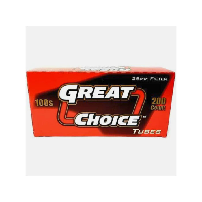 Great Choice Choice Tube Red 100mm 200ct Single Box