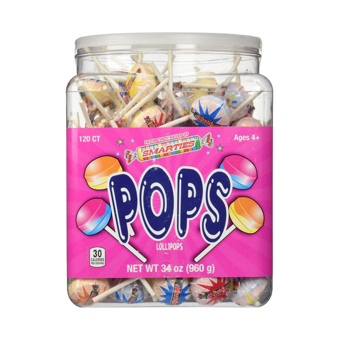 Smarties Wrapped Pops - 120ct
