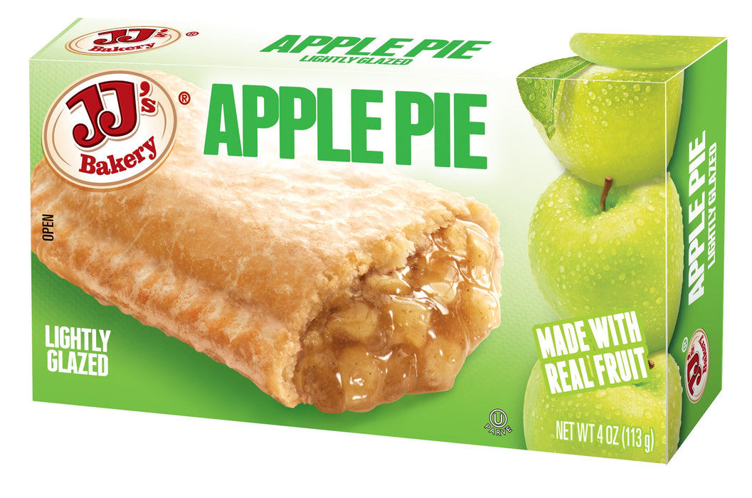 JJ's Bakery Lightly Glazed Snack Pies 4oz (Apple)