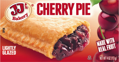 JJ's Bakery Lightly Glazed Snack Pies 4oz (Cherry)