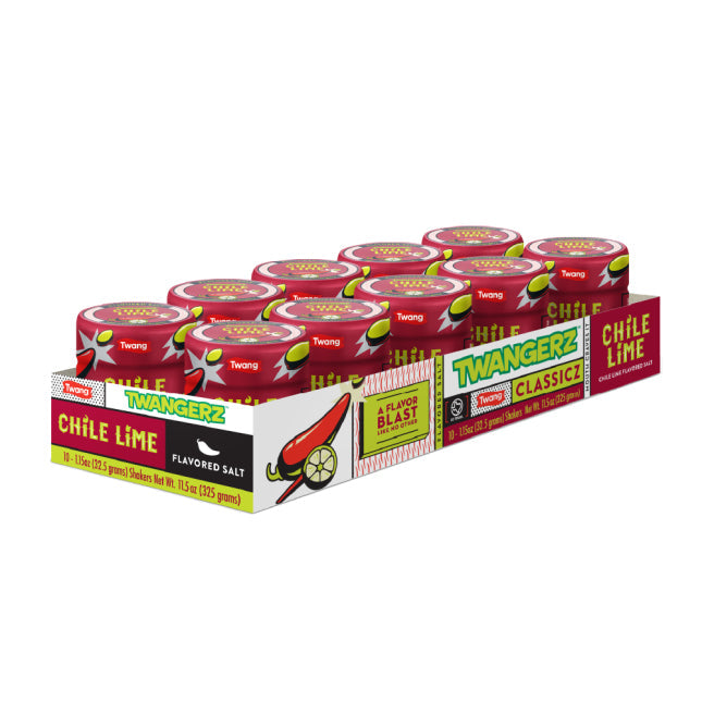 Twang Shaker Chili Lime 1.15 oz 10 Per Box
