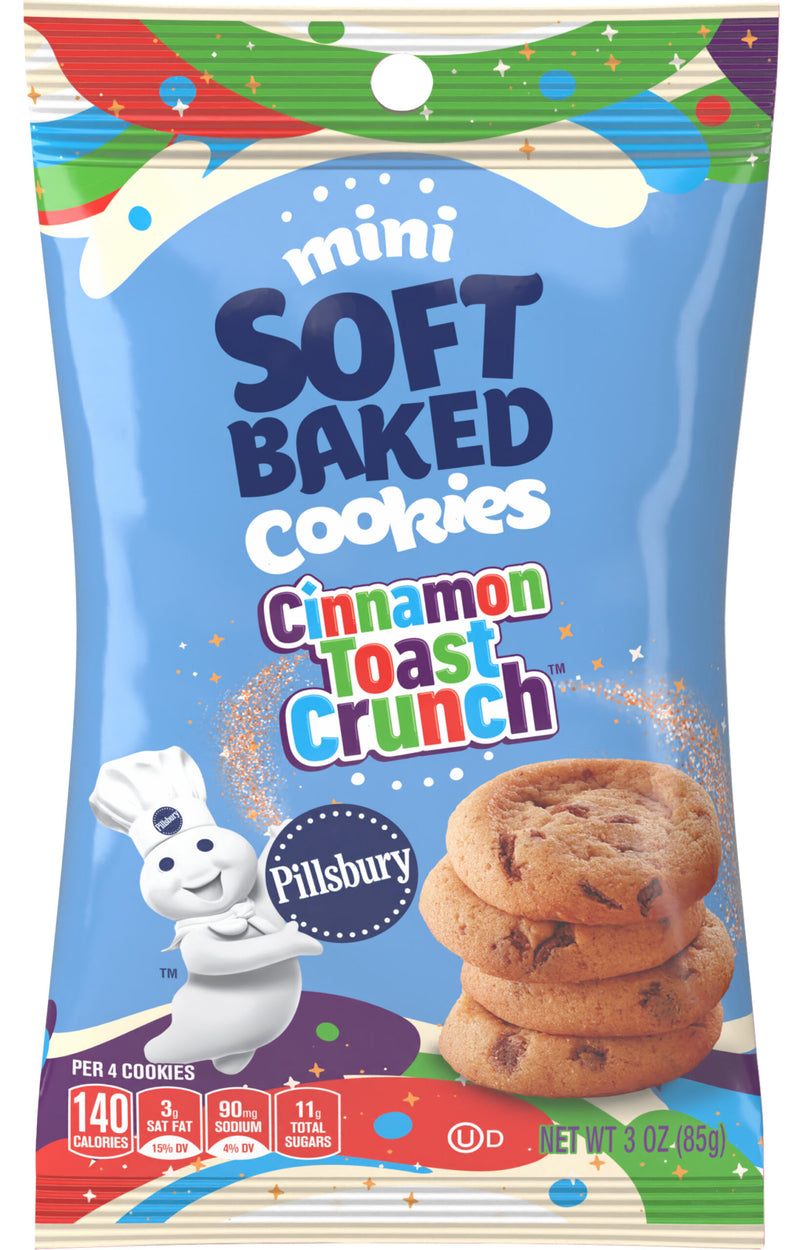 Pills Bury Soft Baked Cinnamon Toast Crunch Cookies 3 oz Bag