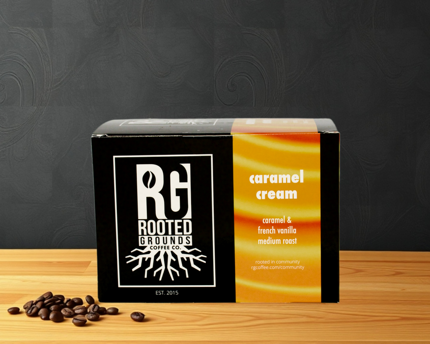 Rooted Grounds K-Cup Caramel Cream 12ct